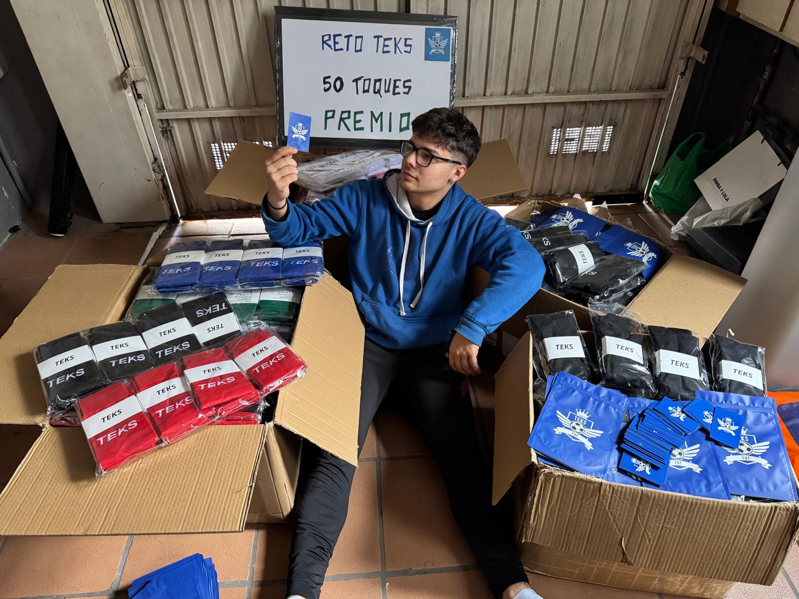 Cajas del producto Teks listas para enviar